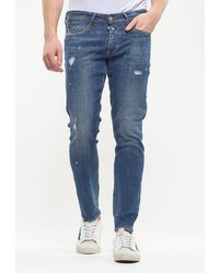 blaue Jeans mit Destroyed-Effekten von Le Temps des Cerises