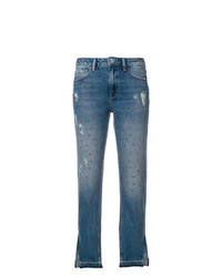 blaue Jeans mit Destroyed-Effekten von Liu Jo