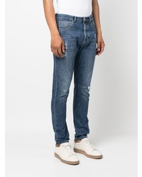 blaue Jeans mit Destroyed-Effekten von Brunello Cucinelli