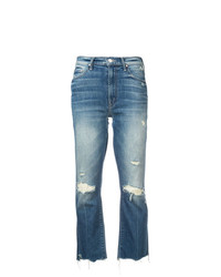 blaue Jeans mit Destroyed-Effekten von Mother