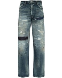 blaue Jeans mit Destroyed-Effekten von Neighborhood