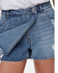 blaue Jeans mit Destroyed-Effekten von Only