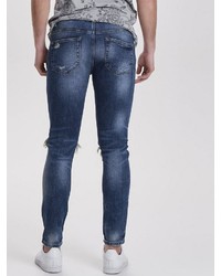 blaue Jeans mit Destroyed-Effekten von ONLY & SONS