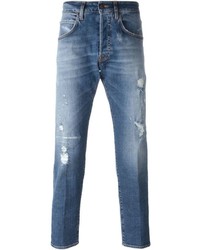 blaue Jeans mit Destroyed-Effekten von (+) People