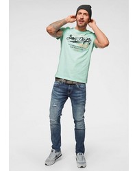 blaue Jeans mit Destroyed-Effekten von Pepe Jeans