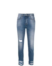 blaue Jeans mit Destroyed-Effekten von Pinko