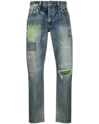 blaue Jeans mit Destroyed-Effekten von Poggys Box