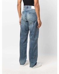 blaue Jeans mit Destroyed-Effekten von Ambush