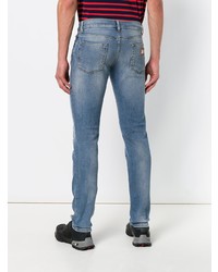 blaue Jeans mit Destroyed-Effekten von Dolce & Gabbana