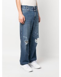 blaue Jeans mit Destroyed-Effekten von Closed