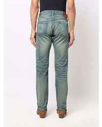 blaue Jeans mit Destroyed-Effekten von Ralph Lauren RRL