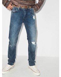 blaue Jeans mit Destroyed-Effekten von True Religion