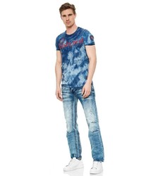 blaue Jeans mit Destroyed-Effekten von RUSTY NEAL