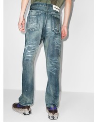 blaue Jeans mit Destroyed-Effekten von Neighborhood