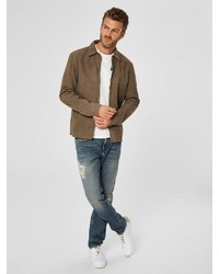 blaue Jeans mit Destroyed-Effekten von Selected Homme