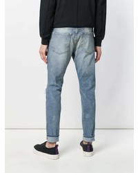 blaue Jeans mit Destroyed-Effekten von Represent