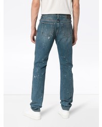 blaue Jeans mit Destroyed-Effekten von Givenchy