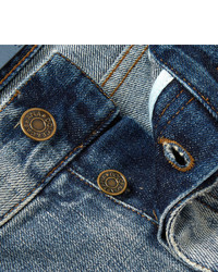 blaue Jeans mit Destroyed-Effekten von Dolce & Gabbana