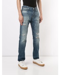 blaue Jeans mit Destroyed-Effekten von Emporio Armani