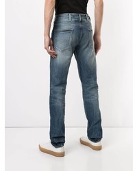 blaue Jeans mit Destroyed-Effekten von Emporio Armani