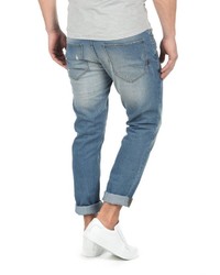 blaue Jeans mit Destroyed-Effekten von Solid