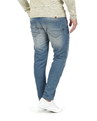 blaue Jeans mit Destroyed-Effekten von Solid