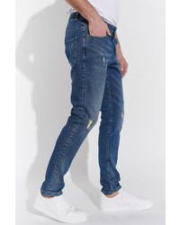 blaue Jeans mit Destroyed-Effekten von SteffenKlein