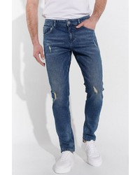 blaue Jeans mit Destroyed-Effekten von SteffenKlein