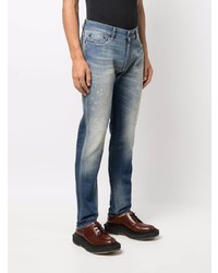 blaue Jeans mit Destroyed-Effekten von PT TORINO