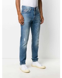 blaue Jeans mit Destroyed-Effekten von Tommy Hilfiger