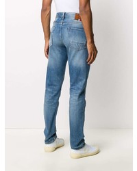 blaue Jeans mit Destroyed-Effekten von Tommy Hilfiger