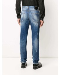 blaue Jeans mit Destroyed-Effekten von Just Cavalli