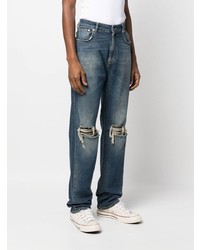 blaue Jeans mit Destroyed-Effekten von Represent