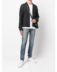 blaue Jeans mit Destroyed-Effekten von John Elliott