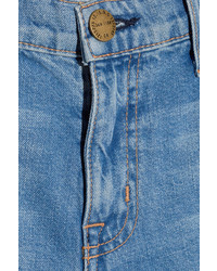 blaue Jeans mit Destroyed-Effekten von Current/Elliott
