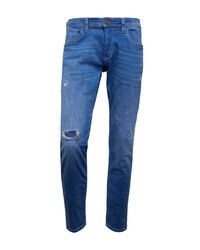 blaue Jeans mit Destroyed-Effekten von Tom Tailor