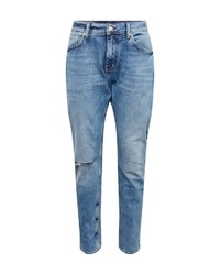 blaue Jeans mit Destroyed-Effekten von Tommy Hilfiger