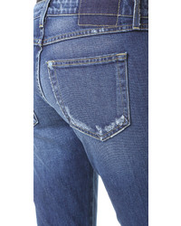 blaue Jeans mit Destroyed-Effekten von Amo