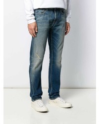 blaue Jeans mit Destroyed-Effekten von Calvin Klein Jeans