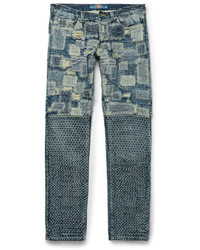 blaue Jeans mit Flicken von Blackmeans