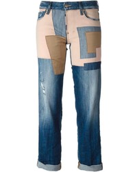 blaue Jeans mit Flicken von DSquared
