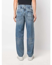 blaue Jeans mit Flicken von Diesel