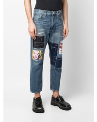 blaue Jeans mit Flicken von Junya Watanabe MAN