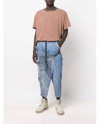 blaue Jeans mit Flicken von Greg Lauren