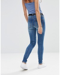 blaue Jeans mit Flicken von Vila