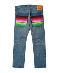 blaue Jeans mit Flicken von Junya Watanabe MAN