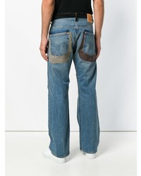 blaue Jeans mit Flicken von Junya Watanabe MAN