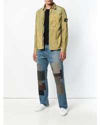 blaue Jeans mit Flicken von Junya Watanabe MAN