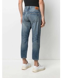 blaue Jeans mit Flicken von Junya Watanabe MAN