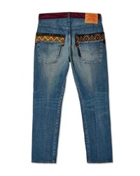 blaue Jeans mit Flicken von Junya Watanabe MAN